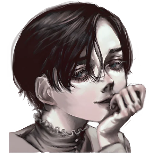 🤔 Стикер «Несчастный мальчик» для Telegram