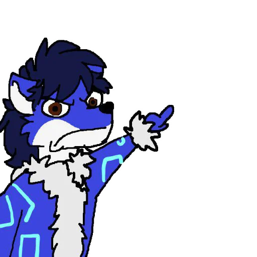 👆 Стикер «NesterTheWolf» для Telegram