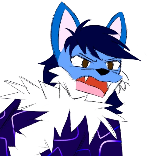😡 Стикер «NesterTheWolf» для Telegram