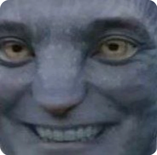 😄 Стикер «cursed avatar» для Telegram