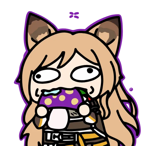 🍄 Эмодзи «Amiya / Arknights» для Telegram