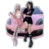 👭 Эмодзи «Pink girly codes» для Telegram