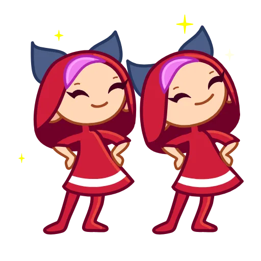 👯‍♀ Эмодзи «random anime» для Telegram