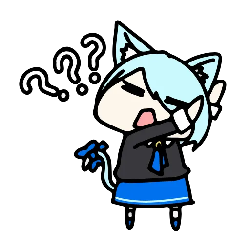 ⁉ Эмодзи «random anime» для Telegram