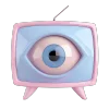 👁 Эмодзи «3D neural» для Telegram