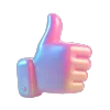 👍 Эмодзи «3D neural» для Telegram