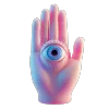 👁 Эмодзи «3D neural» для Telegram