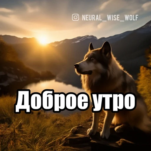 Стикерпак Волчьи мемы для Telegram
