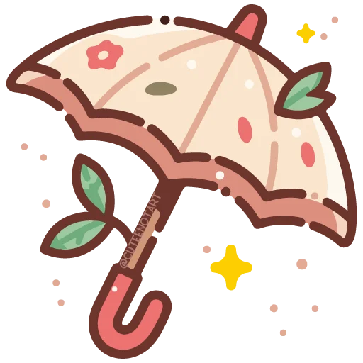 ☂️ Стикер «cute doodle» для Telegram