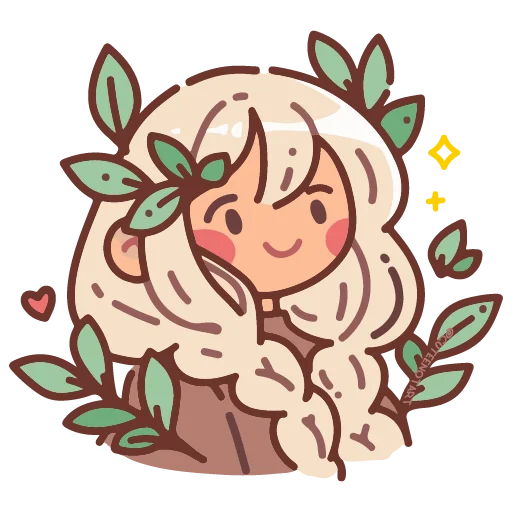 ☺️ Стикер «cute doodle» для Telegram