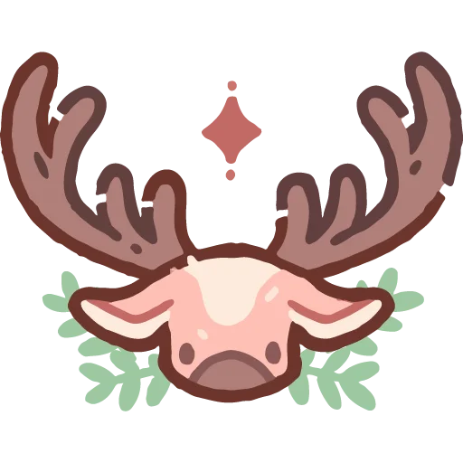 🦌 Стикер «cute doodle» для Telegram