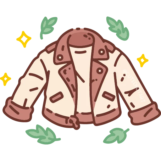🧥 Стикер «cute doodle» для Telegram