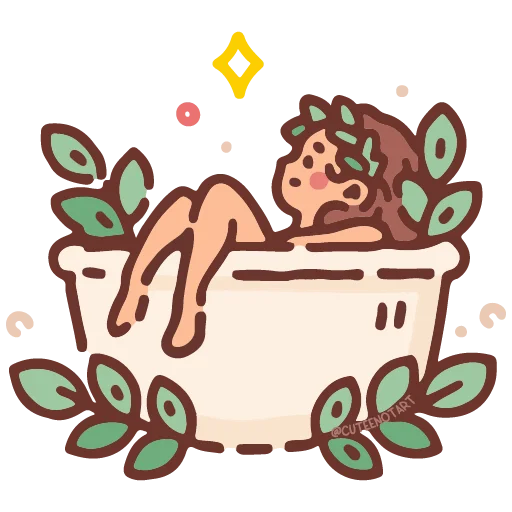 🛀 Стикер «cute doodle» для Telegram