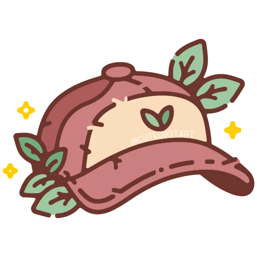 🧢 Стикер «cute doodle» для Telegram