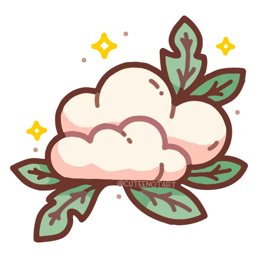 ☁️ Стикер «cute doodle» для Telegram