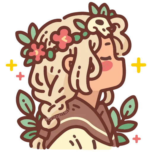 🥰 Стикер «cute doodle» для Telegram