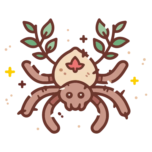 🕷 Стикер «cute doodle» для Telegram