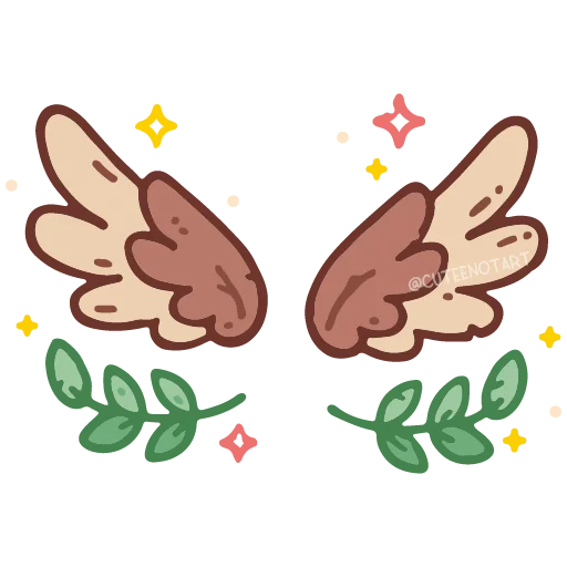 🪽 Стикер «cute doodle» для Telegram