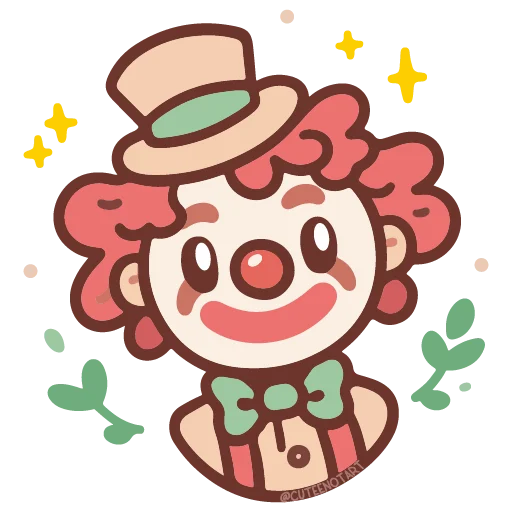 🤡 Стикер «cute doodle» для Telegram