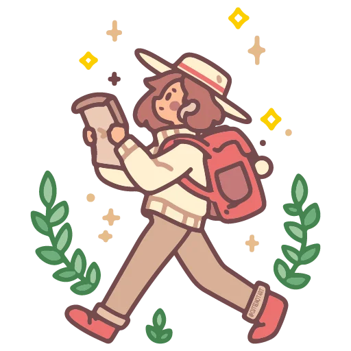 📍 Стикер «cute doodle» для Telegram