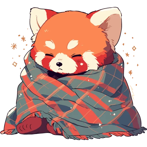 🤒 Стикер «Red pandas» для Telegram