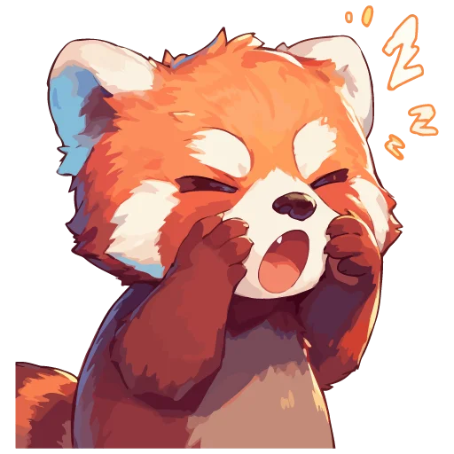 🫨 Стикер «Red pandas» для Telegram