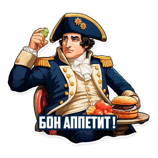 🍔 Стикер «Нейростикерпак» для Telegram