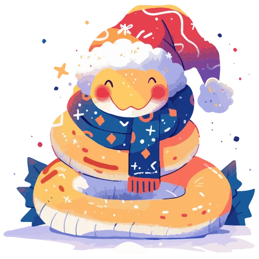 🐍 Стикер «Snakes 2025» для Telegram
