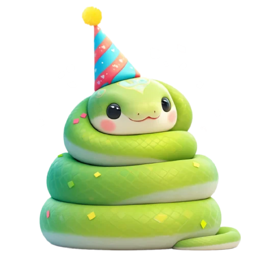 🐍 Стикер «Snakes 2025» для Telegram