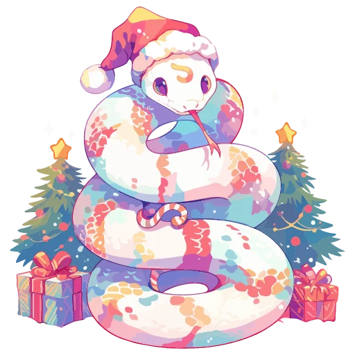 🐍 Стикер «Snakes 2025» для Telegram