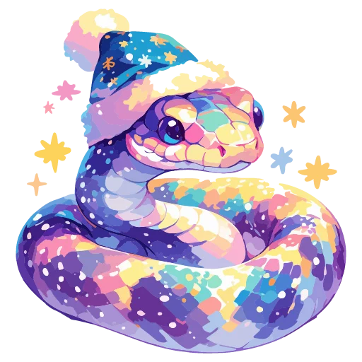 🐍 Стикер «Snakes 2025» для Telegram