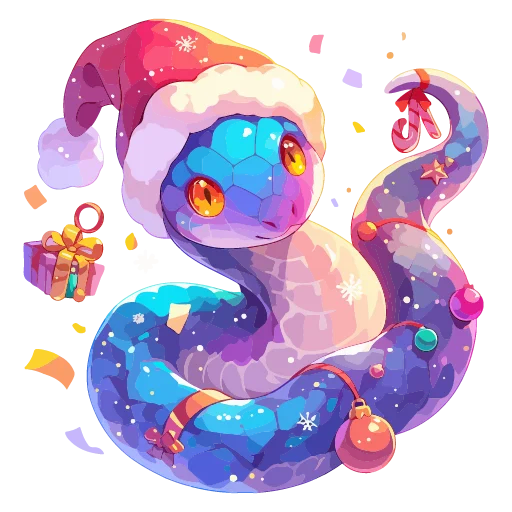🐍 Стикер «Snakes 2025» для Telegram