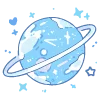 🪐 Эмодзи «голубой шёпот ©» для Telegram
