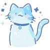 🐱 Эмодзи «голубой шёпот ©» для Telegram