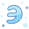 🔠 Эмодзи «голубой шёпот ©» для Telegram