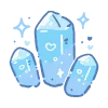 💎 Эмодзи «голубой шёпот ©» для Telegram