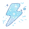 ⚡️ Эмодзи «голубой шёпот ©» для Telegram