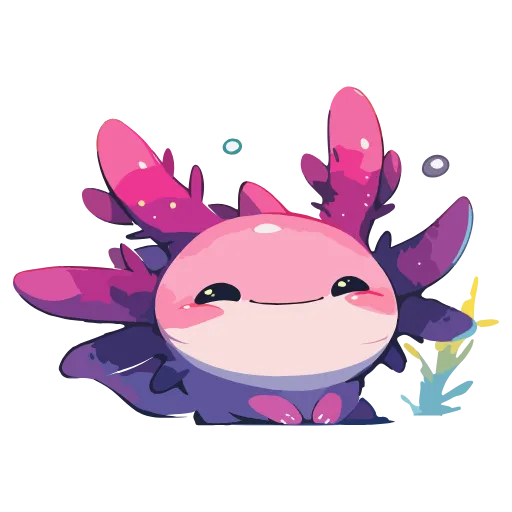Стикер 24 Axolotl