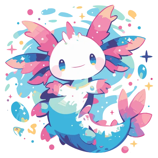 Стикер 46 Axolotl