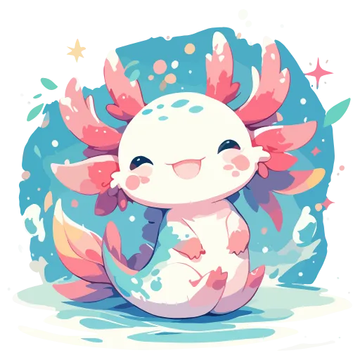 Стикер 18 Axolotl