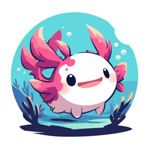 Стикер 36 Axolotl