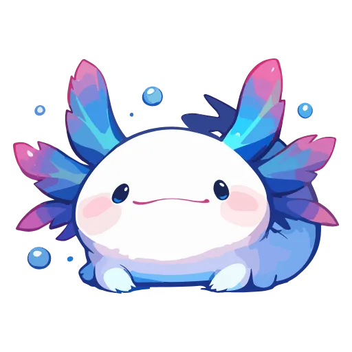 Стикер 13 Axolotl