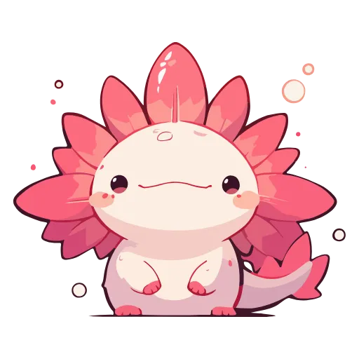 Стикер 12 Axolotl