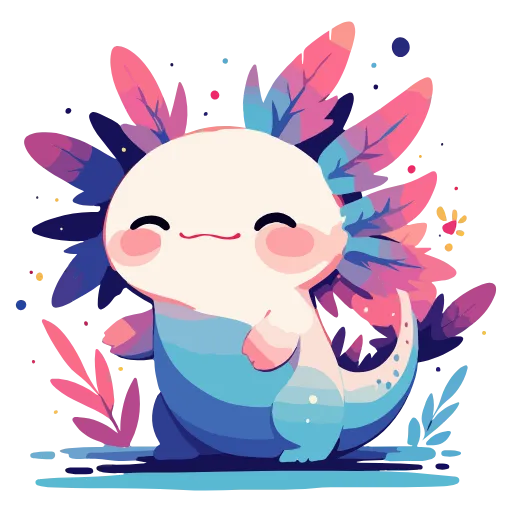 Стикер 42 Axolotl