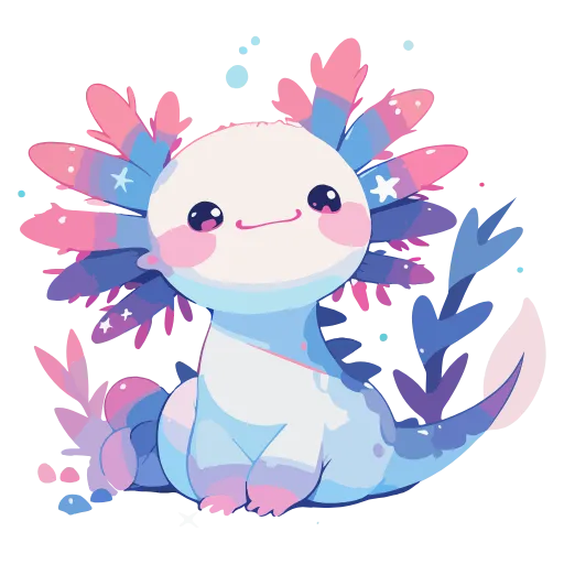 Стикер 33 Axolotl
