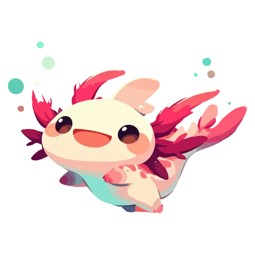Стикер 39 Axolotl
