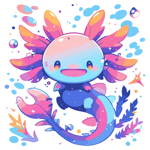 Стикер 20 Axolotl