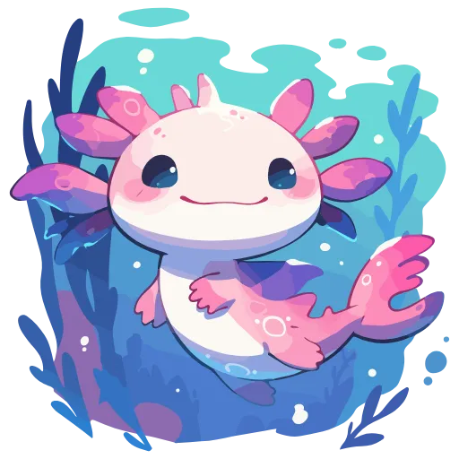 Стикер 2 Axolotl