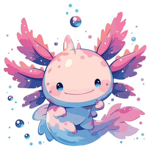 Стикер 17 Axolotl