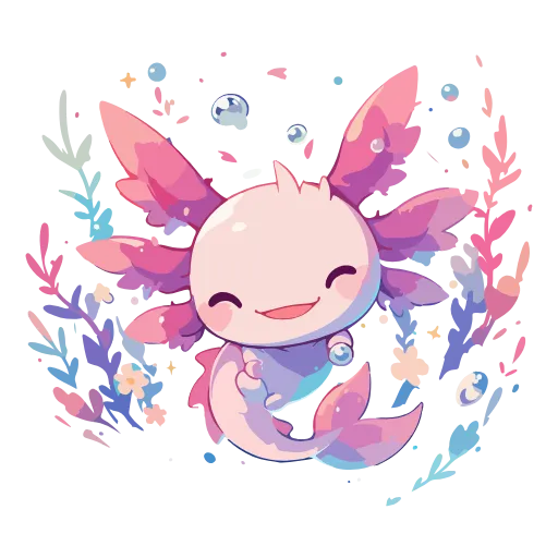 Стикер 22 Axolotl